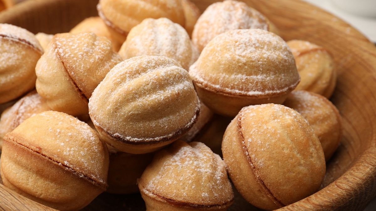 Kruche ciasteczka z kremowym nadzieniem. Za komuny piekła je każda gospodyni na święta 