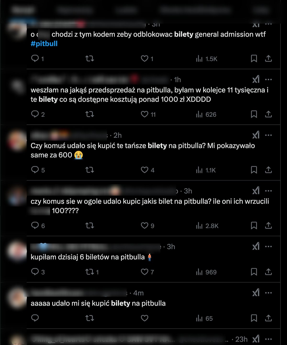 Internauci chcieli kupić bilety na Pitbulla