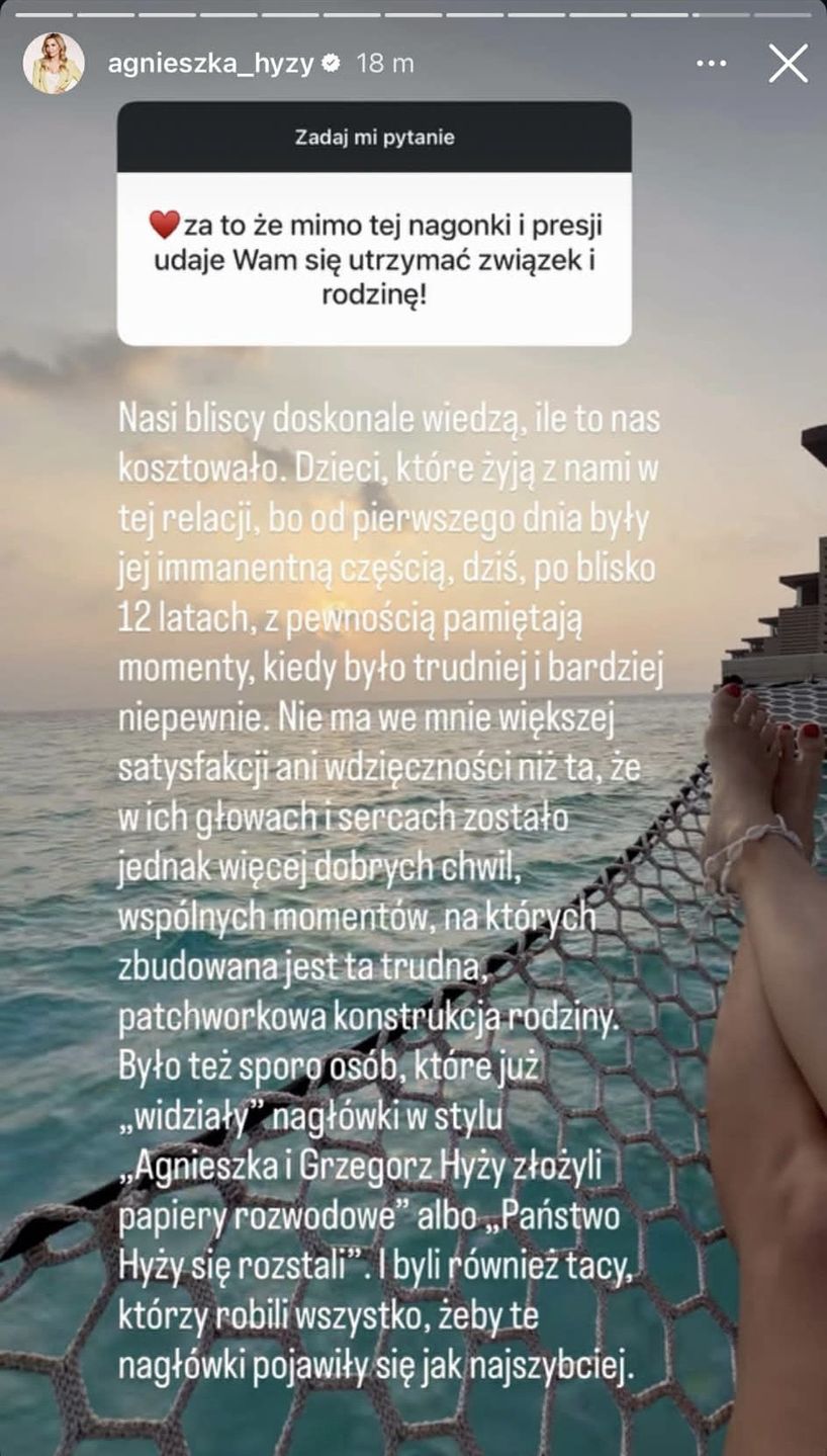 Agnieszka Hyży odpowiada na pytania 