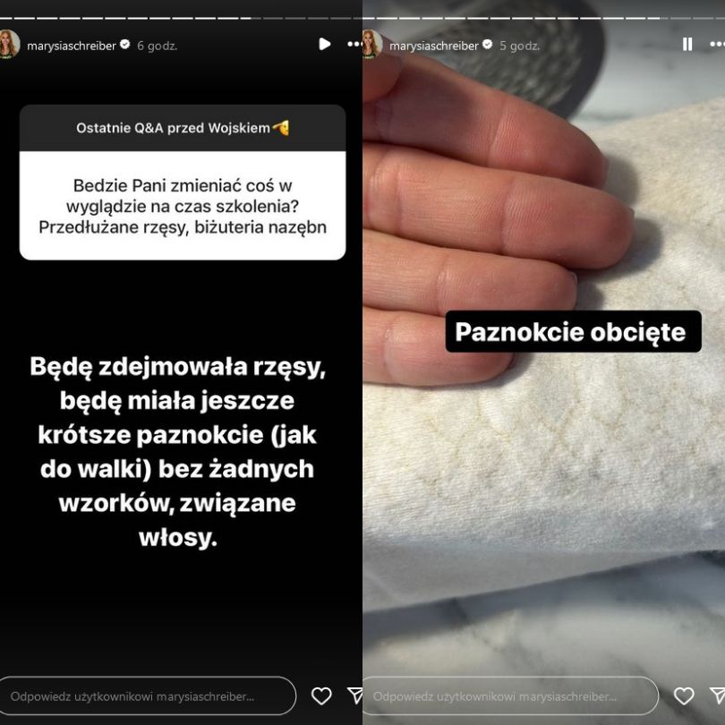 Marianna Schreiber wraca do wojska. Opowiedziała o przygotowaniach