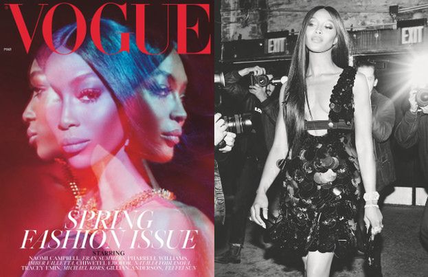 Naomi Campbell umacnia wizerunek diwy w sesji dla "Vogue'a"