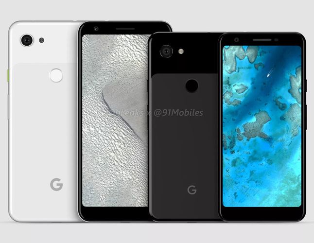 Tak mogą wyglądać Google Pixel 3a i 3a XL