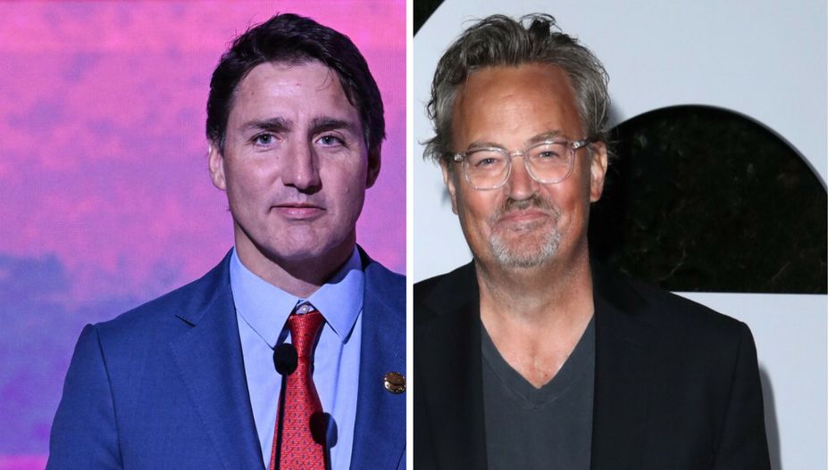 Justin Trudeau i Matthew Perry