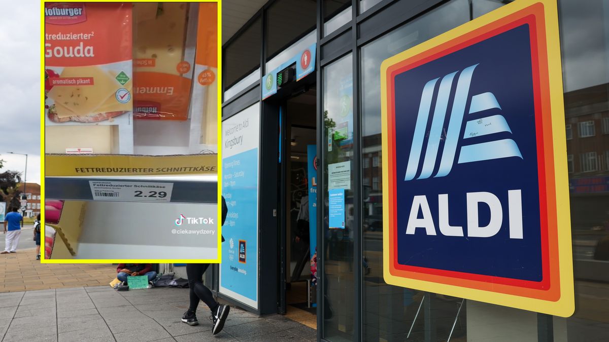Polak pokazał ceny w niemieckim Aldi 