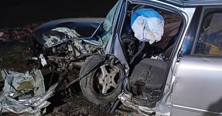 Tragiczny wypadek pod Żninem. Kierowca audi nie miał szans