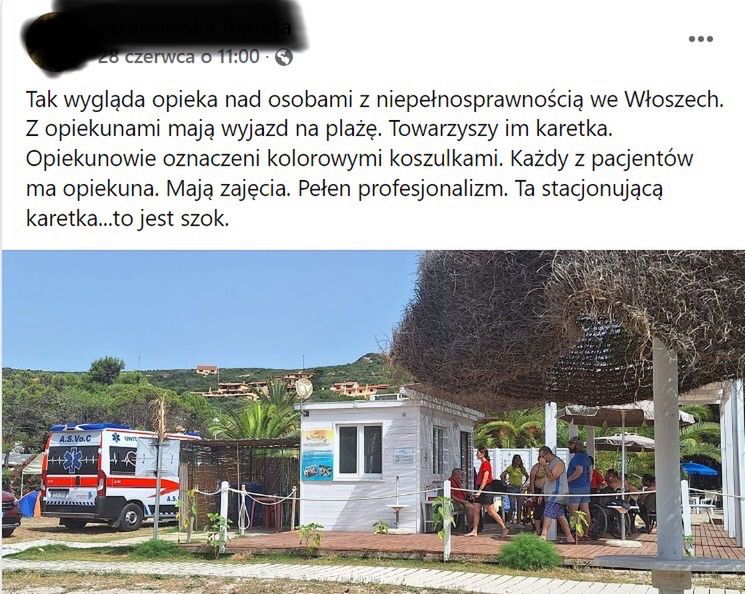 Polka pokazała zdjęcie z włoskiej plaży. Zwraca uwagę na jeden szczegół