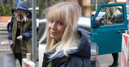 Agnieszka Woźniak-Starak w nowej fryzurze wsiada do turkusowego jeepa za ponad 300 TYSIĘCY ZŁOTYCH (ZDJĘCIA)