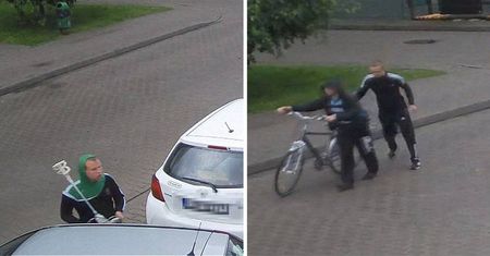 Lublin: Ukradli lodówkę. Policjanci poszukują sprawców z tych zdjęć (foto)
