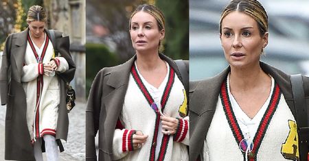 Smutna Rozenek w sweterku Gucci pomyka do mercedesa