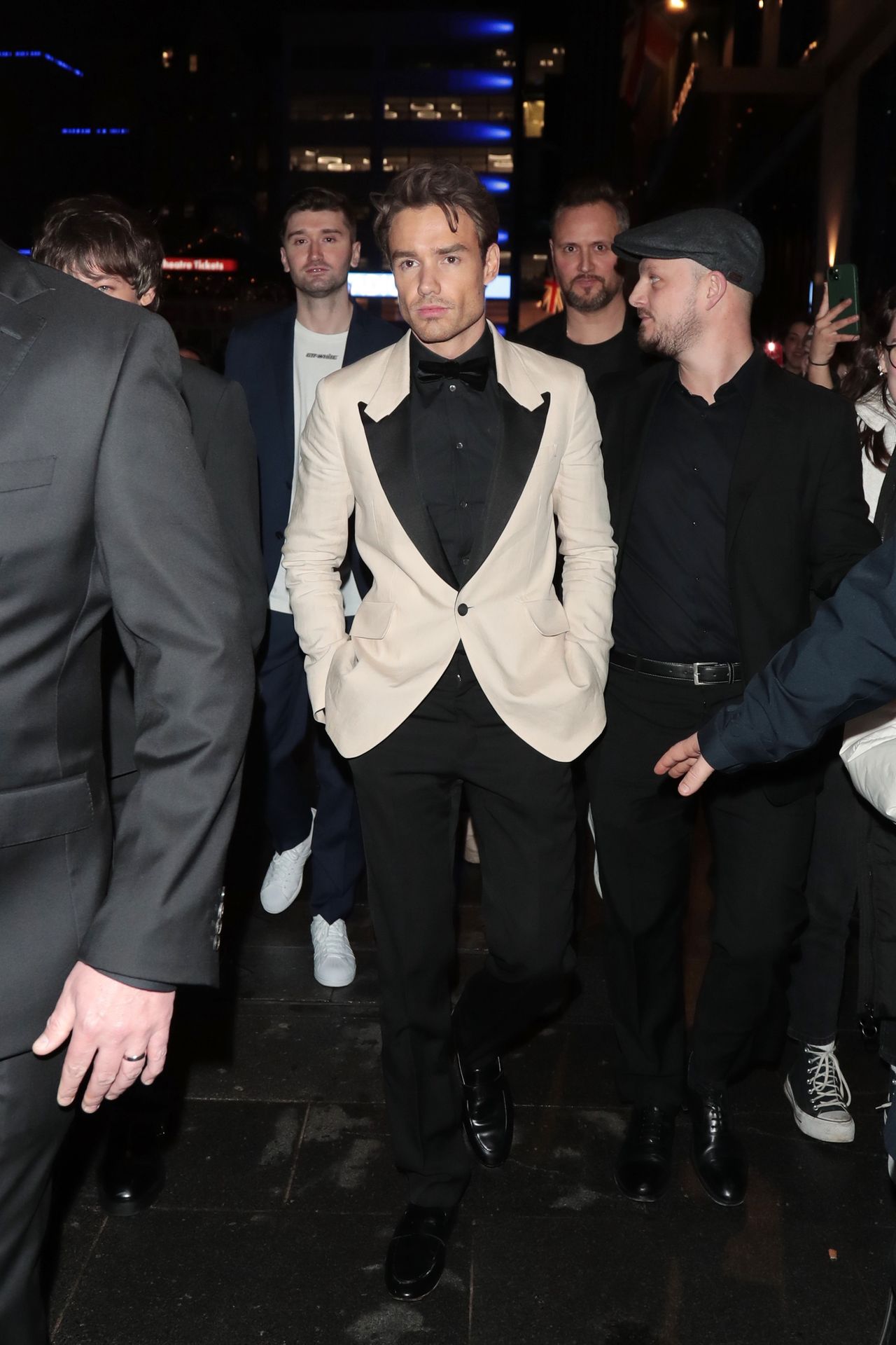 LONDON, ENGLAND - MARCH 16: Liam Payne is seen leaving the "All Of Those Voices" UK Premiere at Cineworld Leicester Square on March 16, 2023 in London, England. (Photo by Justin Palmer/GC Images)