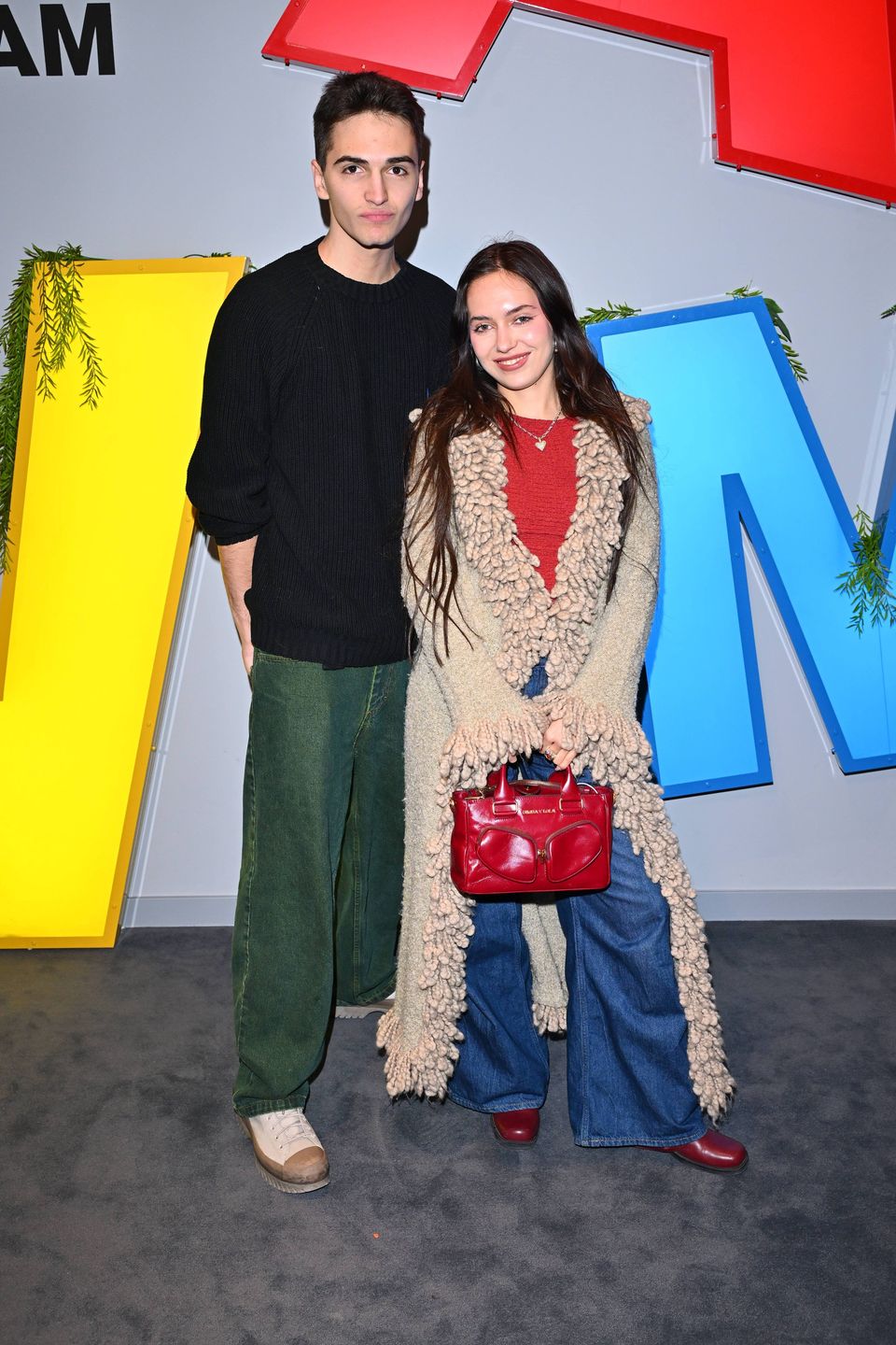 Antoni Sztaba z dziewczyną