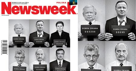 Lis pokazuje nową okładkę "Newsweeka": "Będzie prawo i będzie sprawiedliwość!" (FOTO)