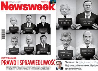 Lis pokazuje nową okładkę "Newsweeka": "Będzie prawo i będzie sprawiedliwość!" (FOTO)