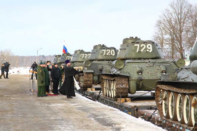 T-34 powracają do Rosji
