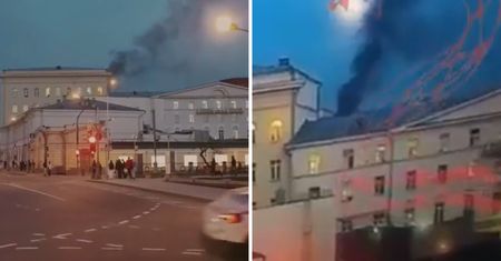 Czarny dym nad Moskwą. Ogień w resorcie