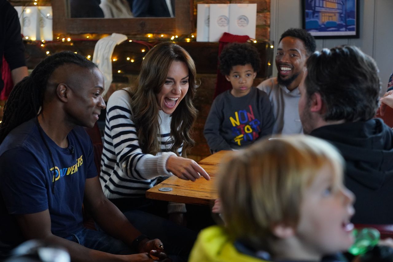 Kate Middleton's visit to the support group for fathers and their children