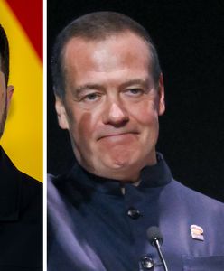 Miedwiediew drwi z delegacji Zełenskiego. Skandaliczne słowa