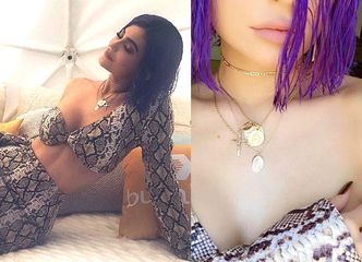 Kylie Jenner wygina się z krzyżem i medalikami z Matką Boską na szyi! "Wiesz co to jest?" (FOTO)