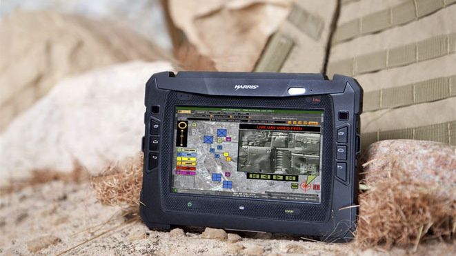 Pierwszy androidowy wojskowy tablet Harrisa 1