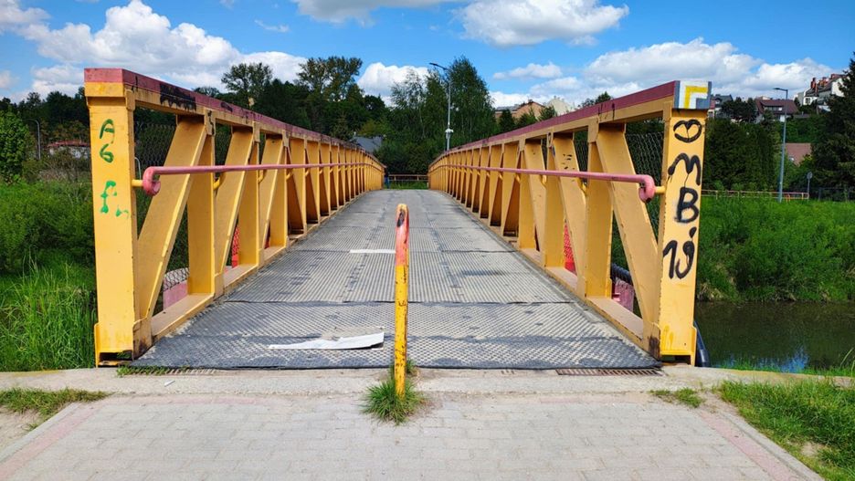 09.05.2025, kładka na Ropie w Gorlicach pomiędzy Zawodziem a Blichem
 Halina Gajda
 Gazeta Krakowska
 Ropa Gorlice, remont kładki Ropa, Rafał Kukla
