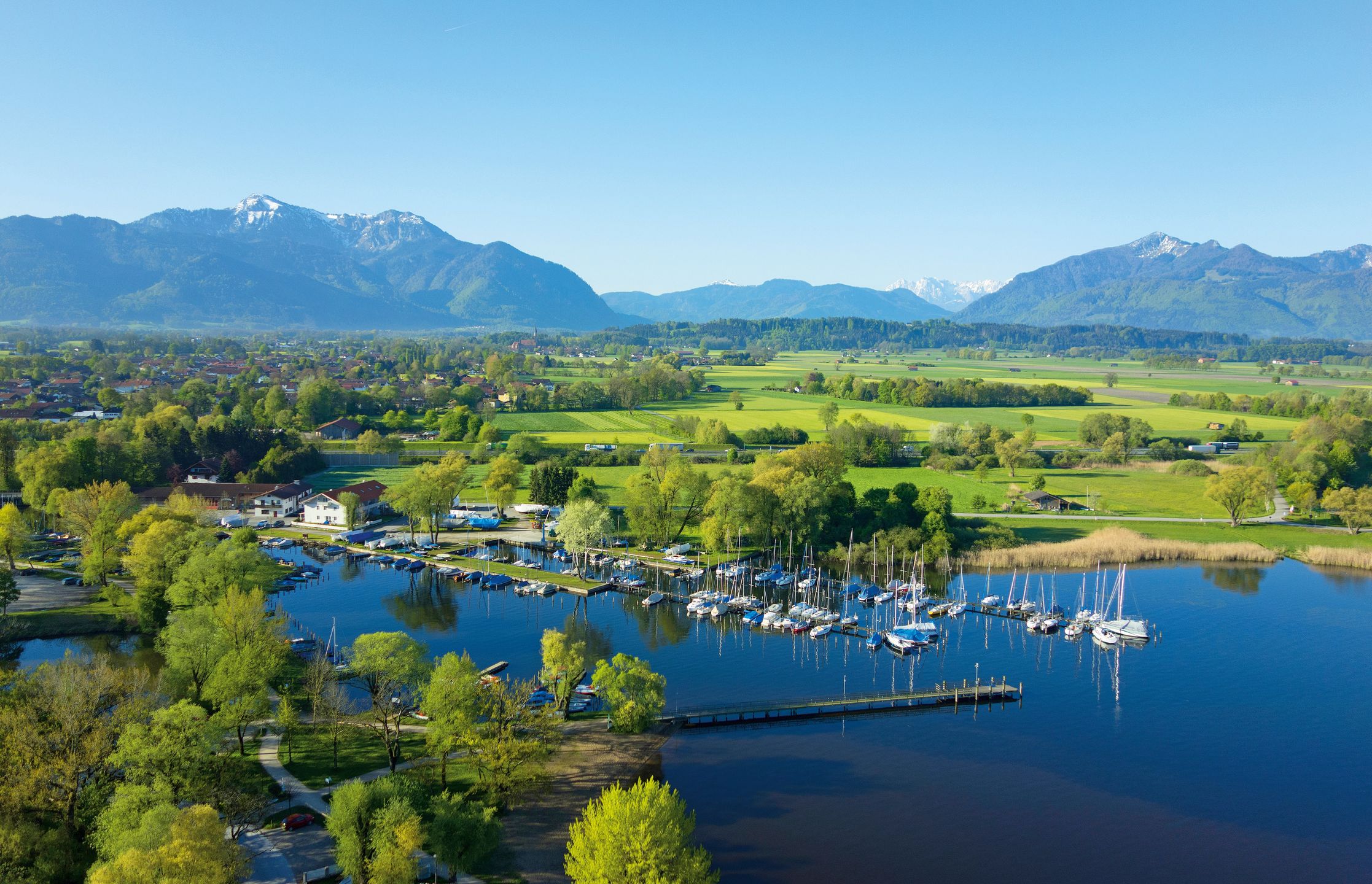 Chiemsee z lotu ptaka
