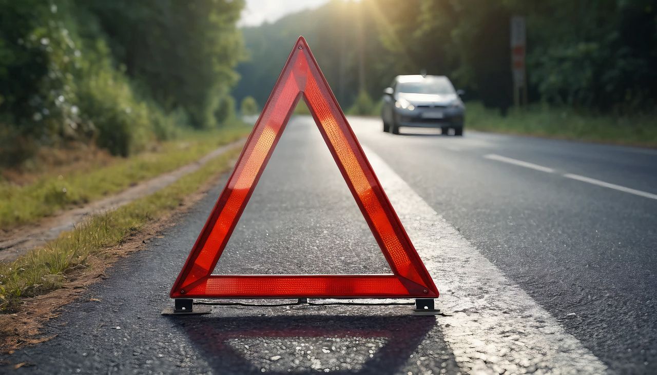 Dolny Śląsk: Wypadki i utrudnienia. Samochód dostawczy w rowie, motocyklista uderzył w bariery