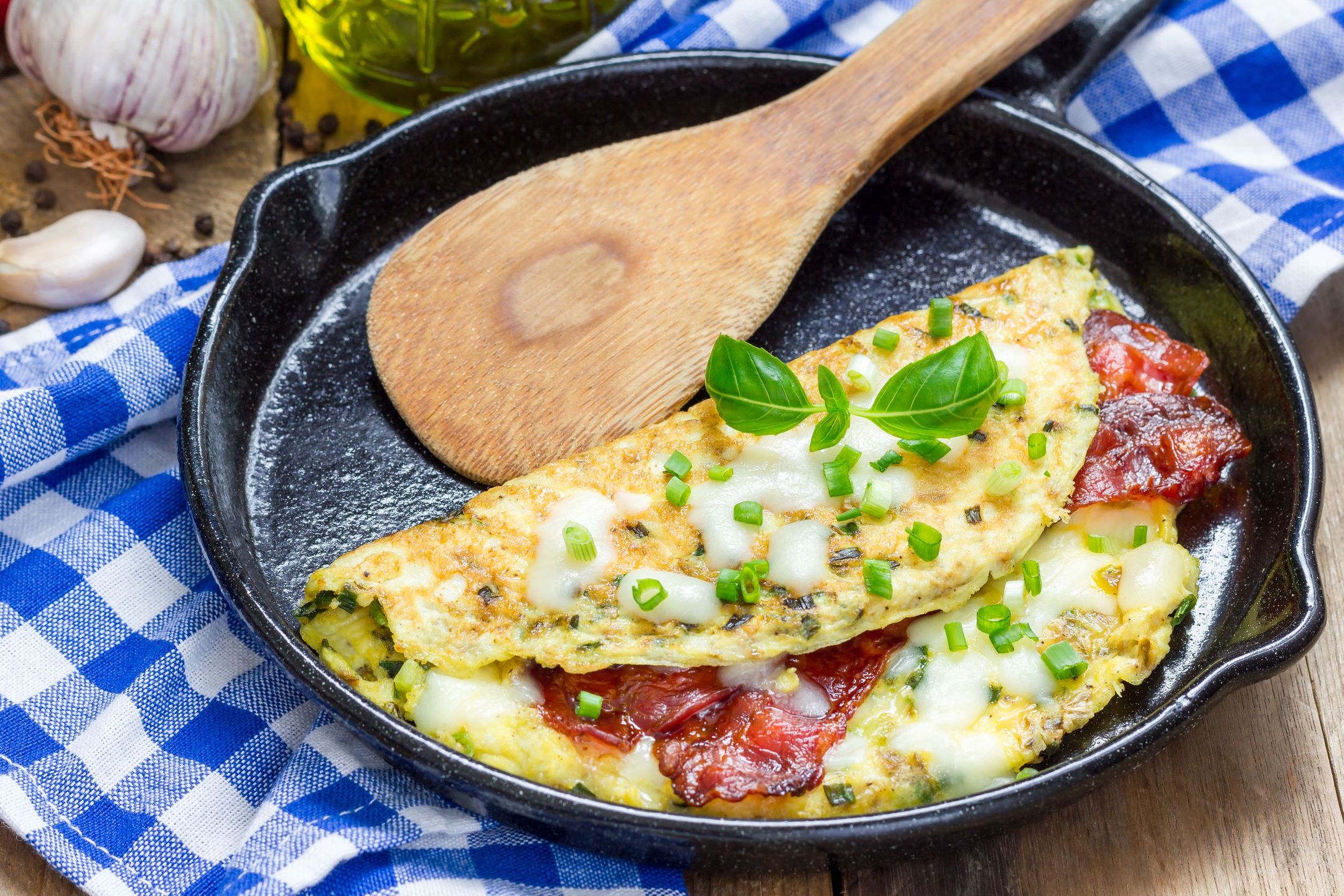 Omlet z bekonem
