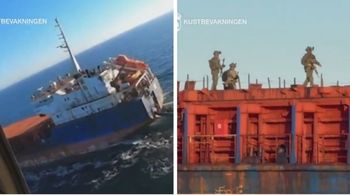 Akcja na Bałtyku. Rosyjska załoga na zajętym statku