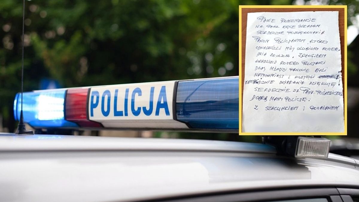 Policjanci opublikowali list od seniora