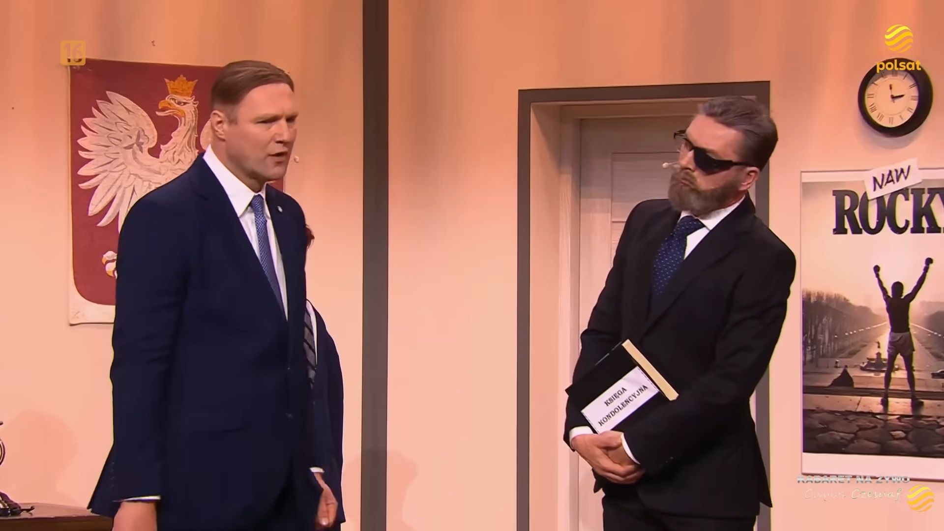 Karol Nawrocki sparodiowany w programie "Kabaret na żywo"