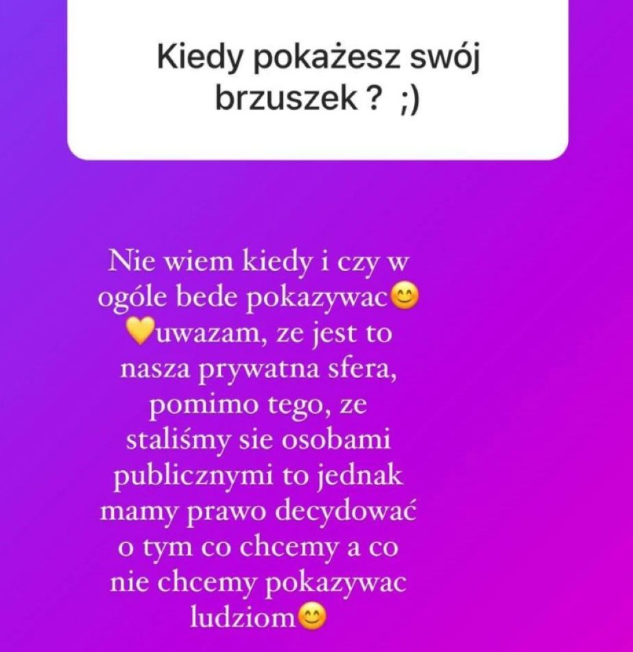 Ania poprosiła o uszanowanie prywatności