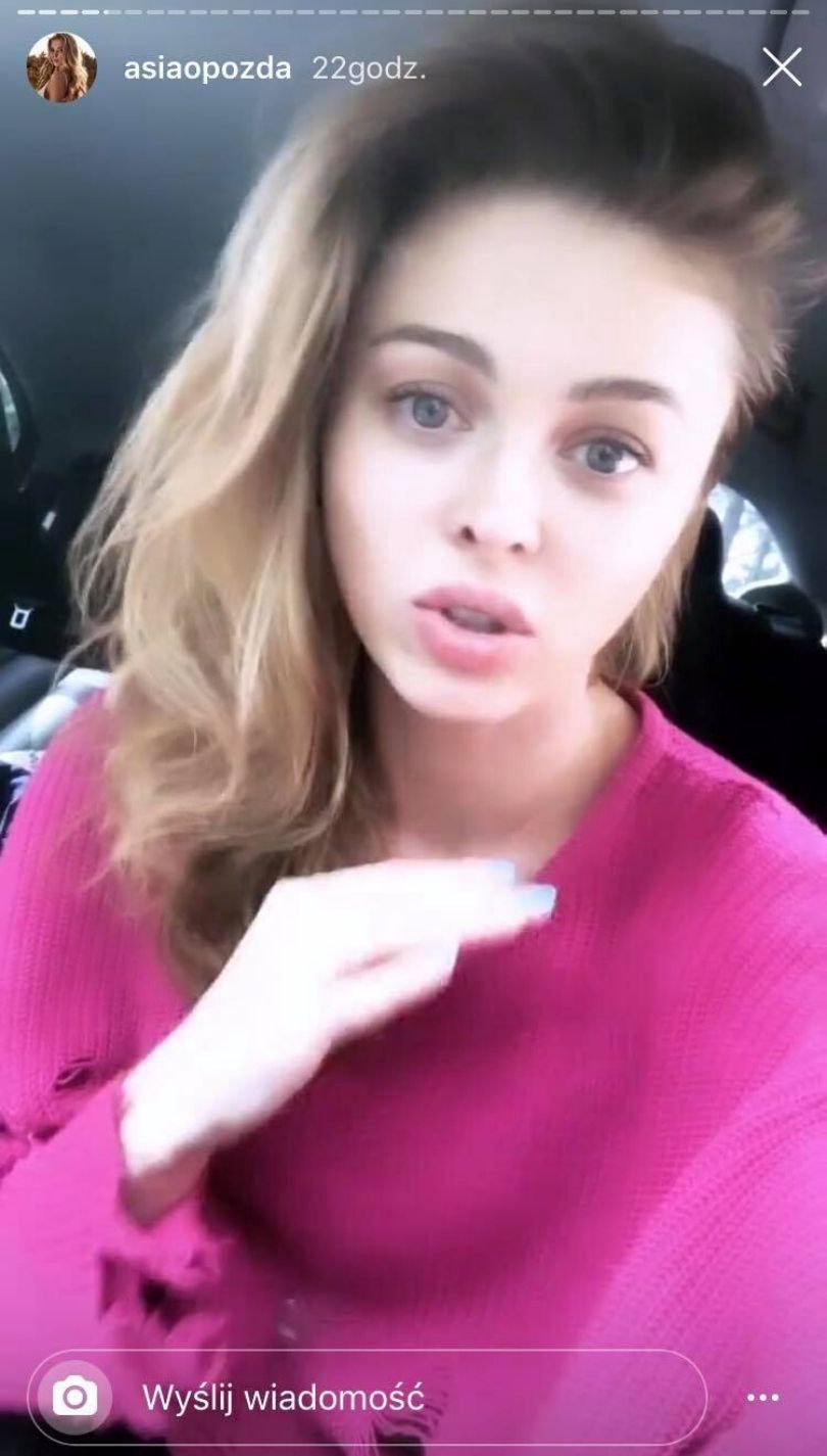 Joanna Opozda świadkiem porzucenia psa na ruchliwej ulicy