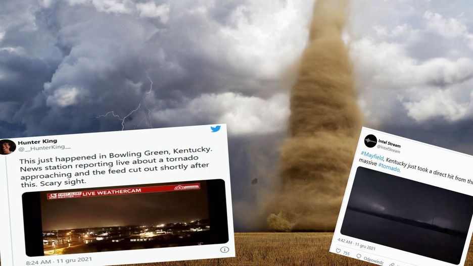 Śmiertelne tornado w USA