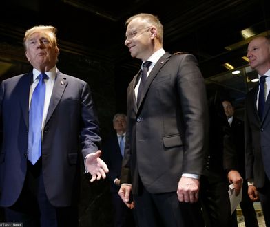 Donald Trump spotkał się z Andrzejem Dudą. "Jest moim przyjacielem"