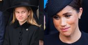 Meghan Markle dodaje otuchy księżniczce Charlotte podczas pogrzebu królowej Elżbiety II, obdarowując ją CZUŁYM UŚMIECHEM (WIDEO)