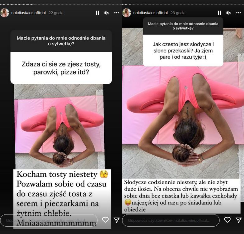 Natalia Siwiec dzieli się przemyśleniami na temat wagi i odżywiania