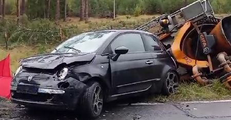 Tragedia na drodze w Warmińsko-Mazurskiem. Zderzenie czterech pojazdów
