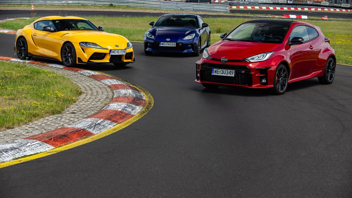 Toyoty GR na torze Słomczyn