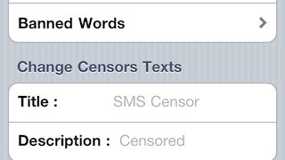 Cenzurowanie wiadomości SMS na iOS 1