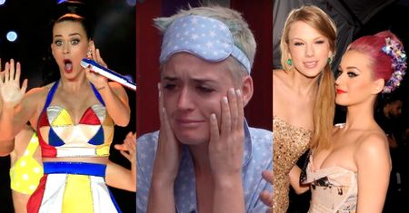 Katy Perry była na szczycie, a dziś jest synonimem krindżu. Pamiętacie jej wpadki? Konflikt z Taylor Swift, walka z zakonnicami i wspieranie oskarżonego o gwałt Dr Luke'a...