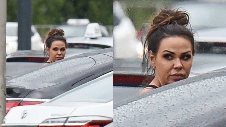 Sylwia Bomba wychodzi z treningu do "Tańca z gwiazdami"