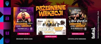Płock pożegna wakacje nad Wisłą. Trzy dni koncertów w Przystani Towarzyskiej