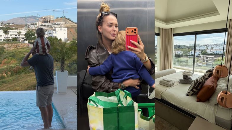 Sandra Kubicka zabrała synka na majówkę do Marbelli