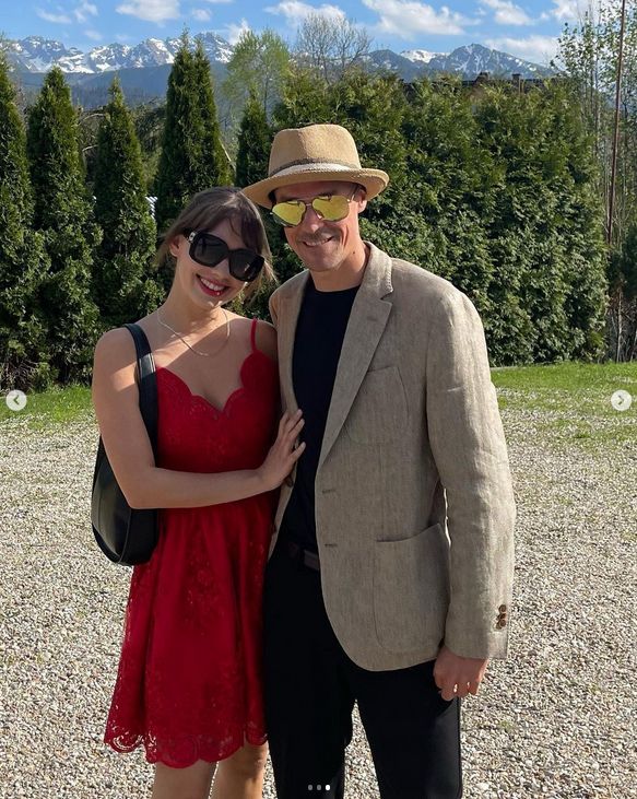 Piotr Żyła i Marcelina Ziętek 