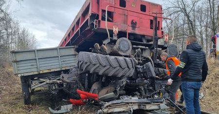 Tragedia na torach w Rybniku. Zginął kierowca ciągnika