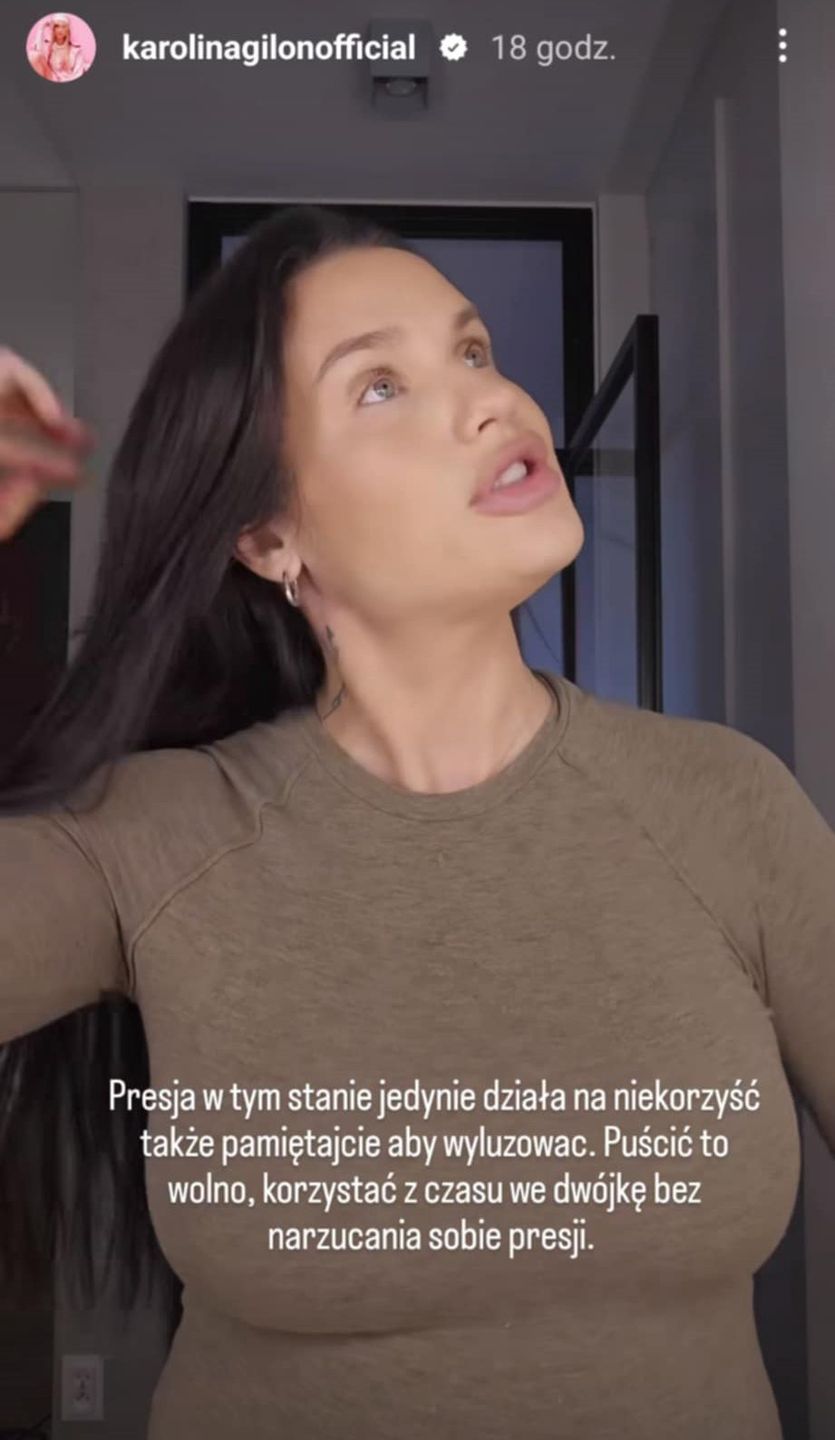 Karolina Gilon boi się przenoszenia ciąży!