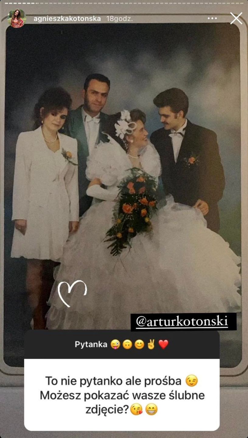 Agnieszka Kotońska pokazała ślubne zdjęcie