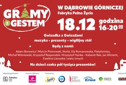 18 grudnia, w Dąbrowie Górniczej rozpocznie się kolejna edycja "Gramy z Gestem"