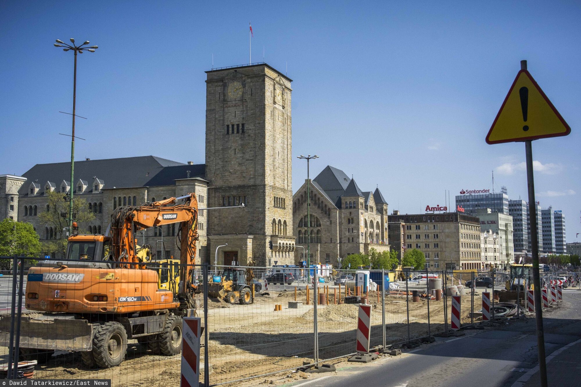 Poznań rozkopany, remonty w centrum miasta
