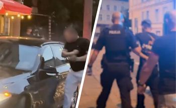 Rajd pijanego Mołdawianina po Słupsku. Wyciągnęli go z samochodu